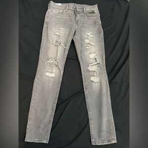H&M Distressed Gray Men Jeans